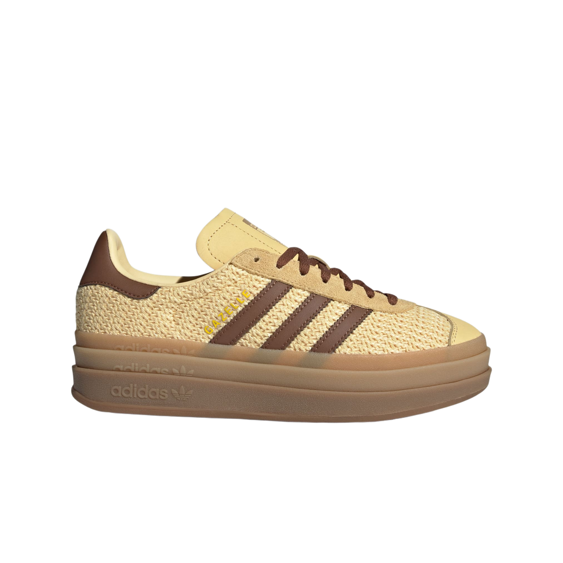 (W) 아디다스 가젤 볼드 오렌지 틴트 프리러브드 브라운((W) Adidas Gazelle Bold Orange Tint Preloved Brown) - 1