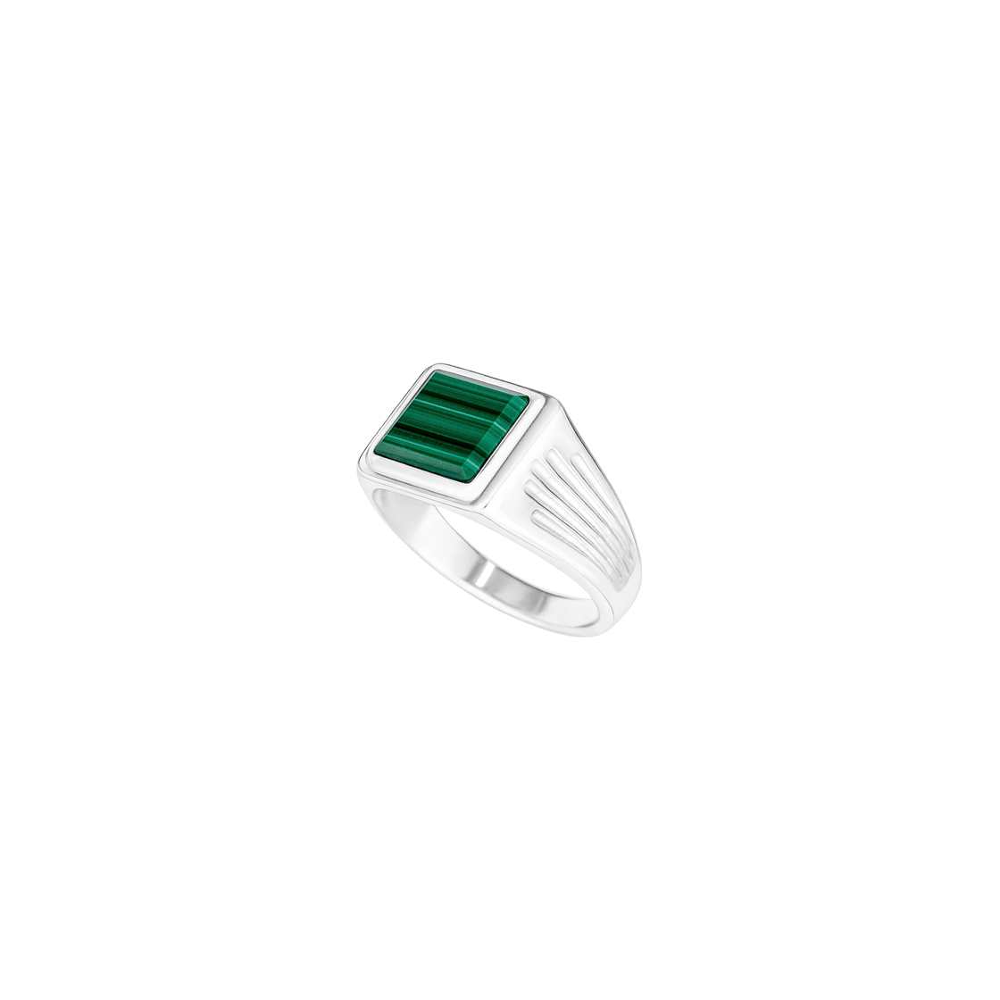 뵤르 윙넛 링_L 말라카이트(Bőr Wingnut Ring_L Malachite)