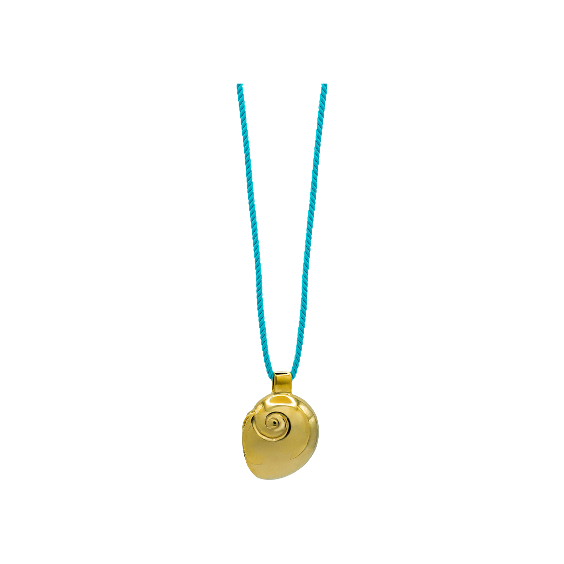 NBRNA1SSN Bőr Shiva Shell Necklace (brass)