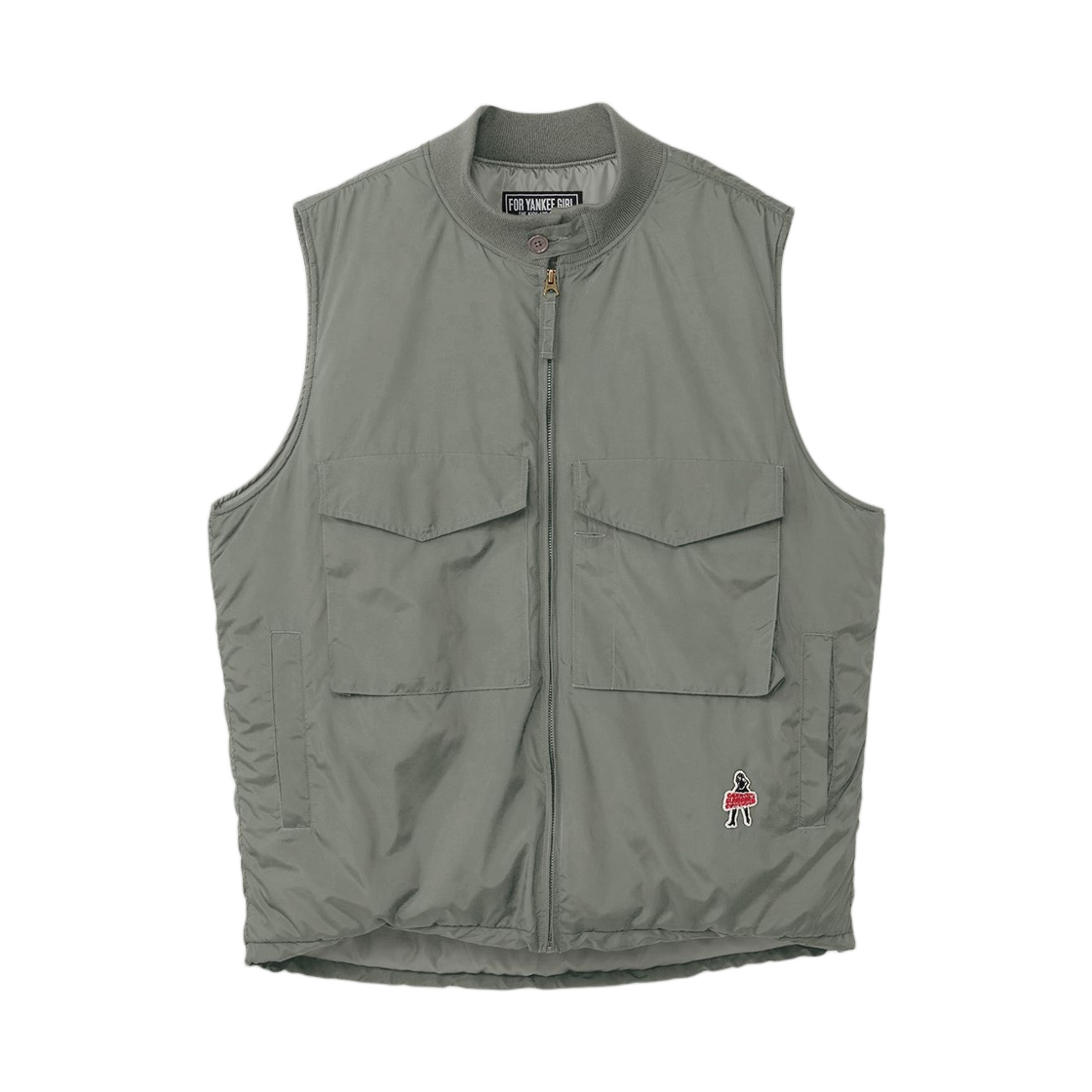 02253AV02 Hysteric Glamour Vixen Girl Patch G-8 WEP Vest Gray