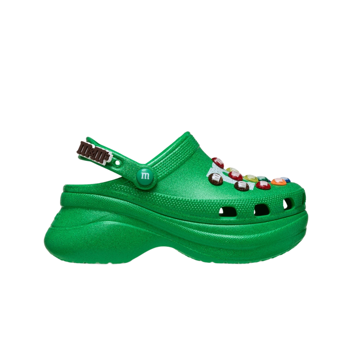 (W) 크록스 x M&Ms 베이 클로그 멀티 글리터((W) Crocs x M&Ms Bae Clog Multi Glitter) - 1