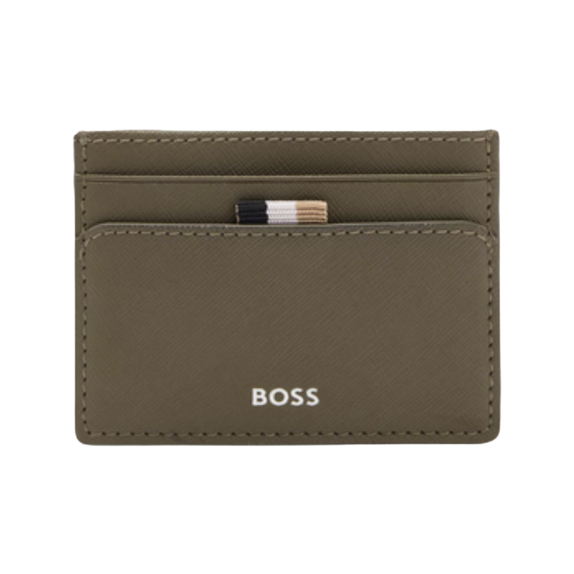 50536751-365 Hugo Boss Logo Detail Card Holder Light Green