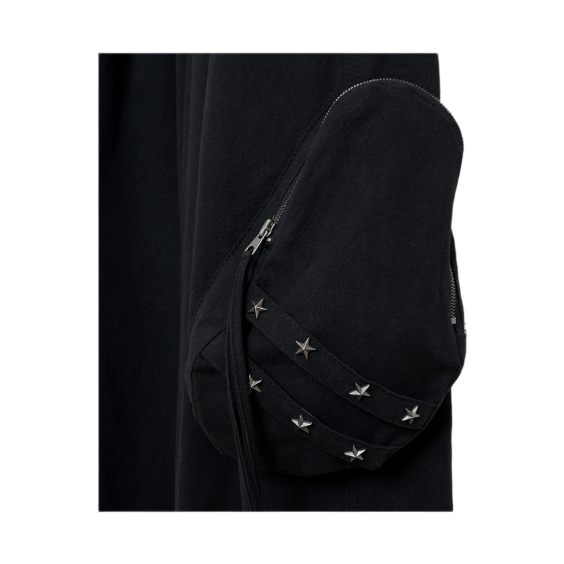 리히트 리벳 스트랩 포켓 팬츠 블랙(Reheat Rivet Strap Pocket Pants Black) - 3