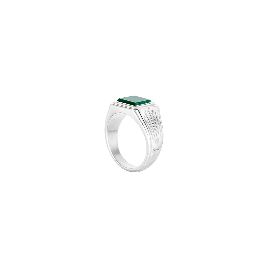 뵤르 윙넛 링_L (말라카이트)(Bőr Wingnut Ring_L (malachite)) - 2