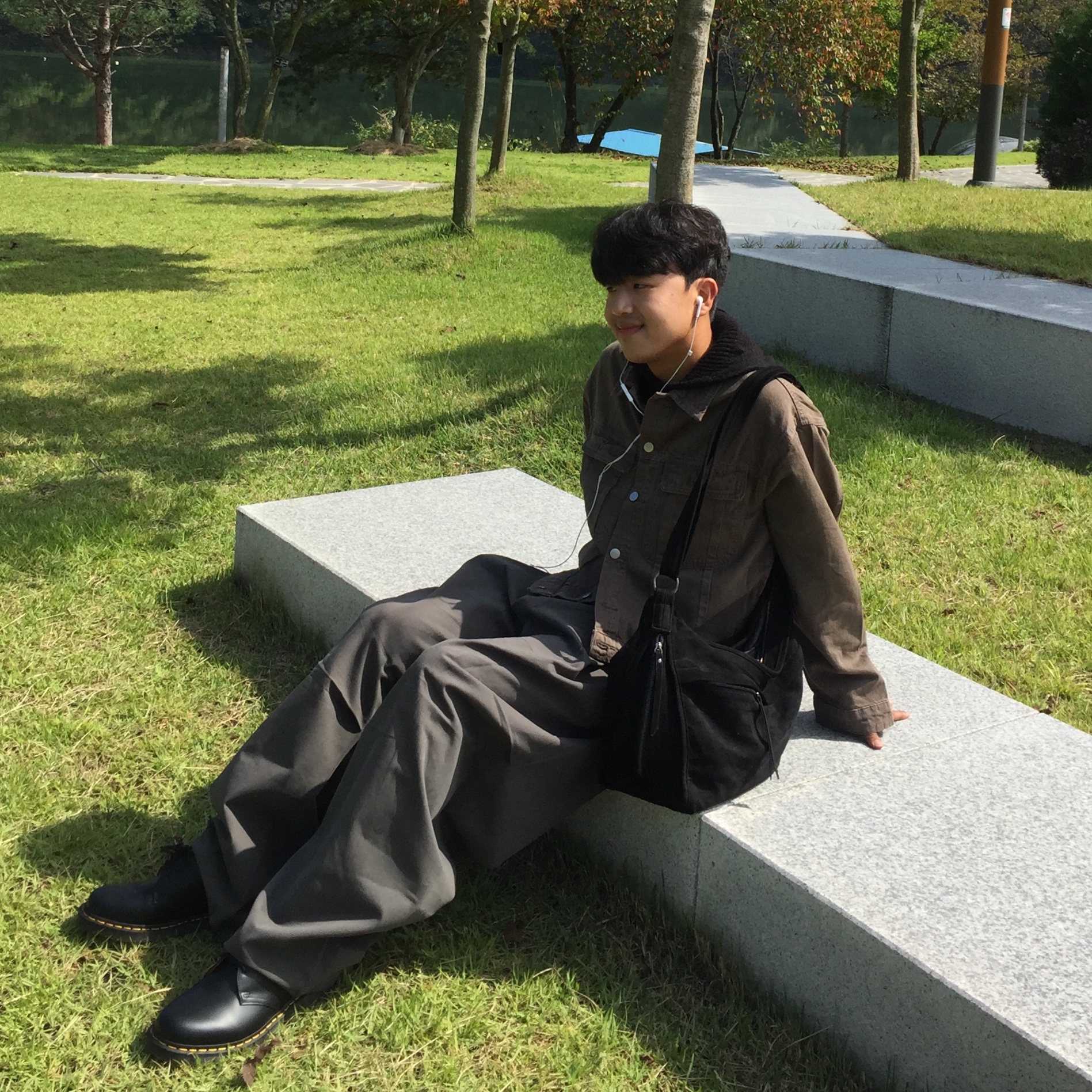 Dr. Martens 1461 Smooth Black 착용 스타일