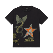 Travis Scott Circus Maximus Stadium Tour 25 Live From Asia T-Shirts Black