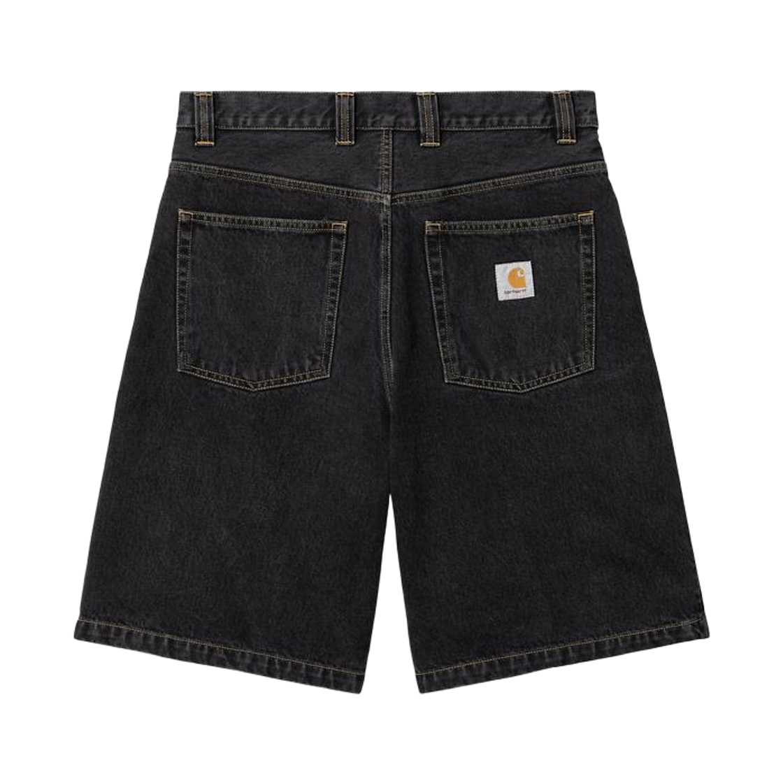 칼하트 WIP 브랜돈 쇼츠 블랙 스톤 워시드(Carhartt WIP Brandon Shorts Black Stone Washed) - 2