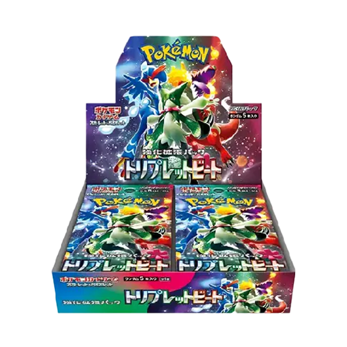 포켓몬 TCG 스칼렛 & 바이올렛 강화 확장팩 트리플렛비트 박스 (일어판)(Pokemon TCG Scarlet & Violet Enhanced Expansion Pack Triplet Beat Box (Japanese Ver.)) - 1