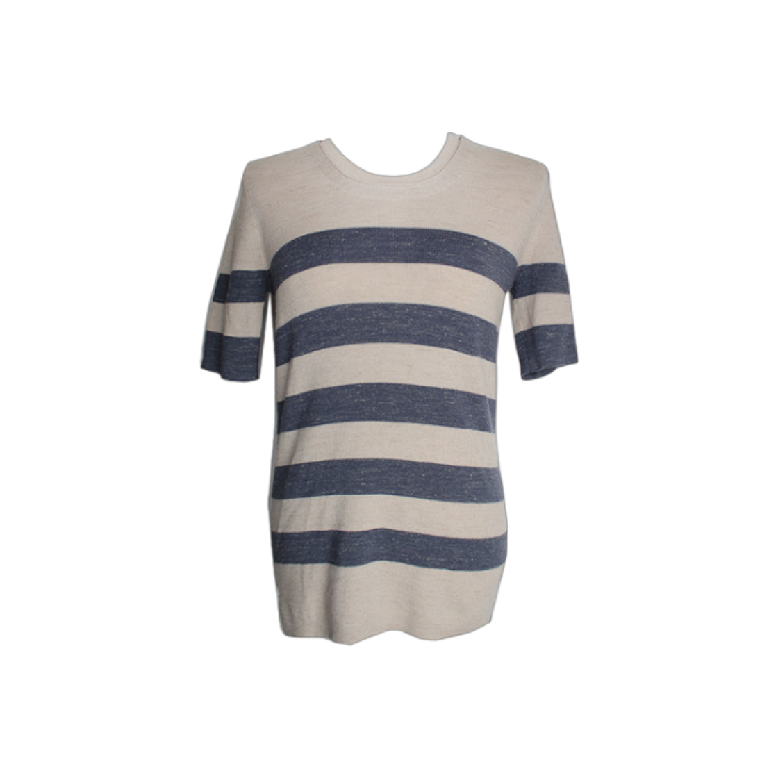 ITHRS245EEMH Burberry Brit Navy Blue Stripe Knit Top Size 44