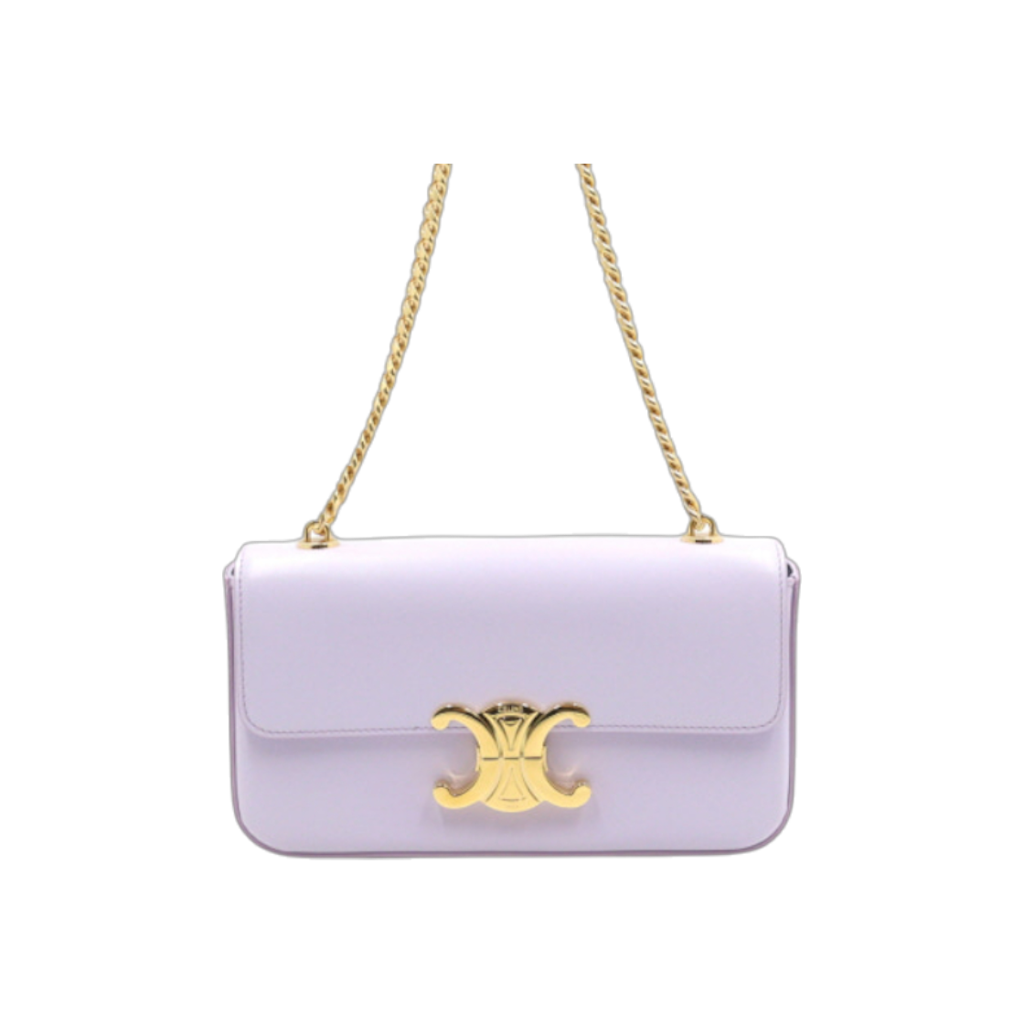 셀린느 197993BF4.32LL 라이트 라벤더 클로드 금장체인 숄더백 겸 크로스백 aa50540(Celine Light Lavender Claude Gold Chain Shoulder and Crossbody Bag) - 1