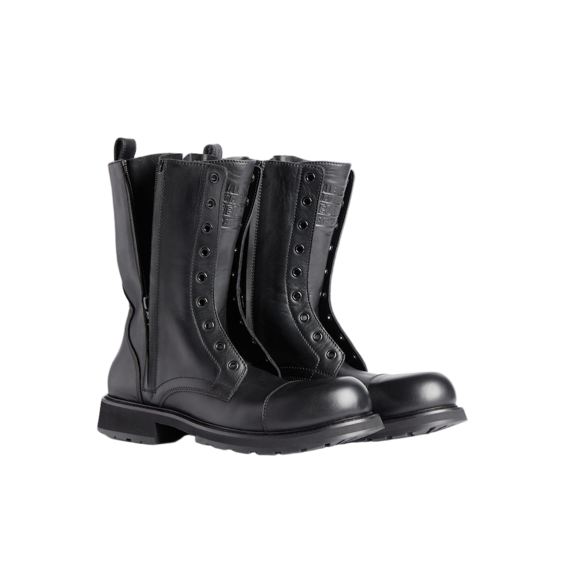 (W) 발렌시아가 트럭 레이스업 부츠 블랙((W) Balenciaga Truck Lace-Up Boot Black) - 2