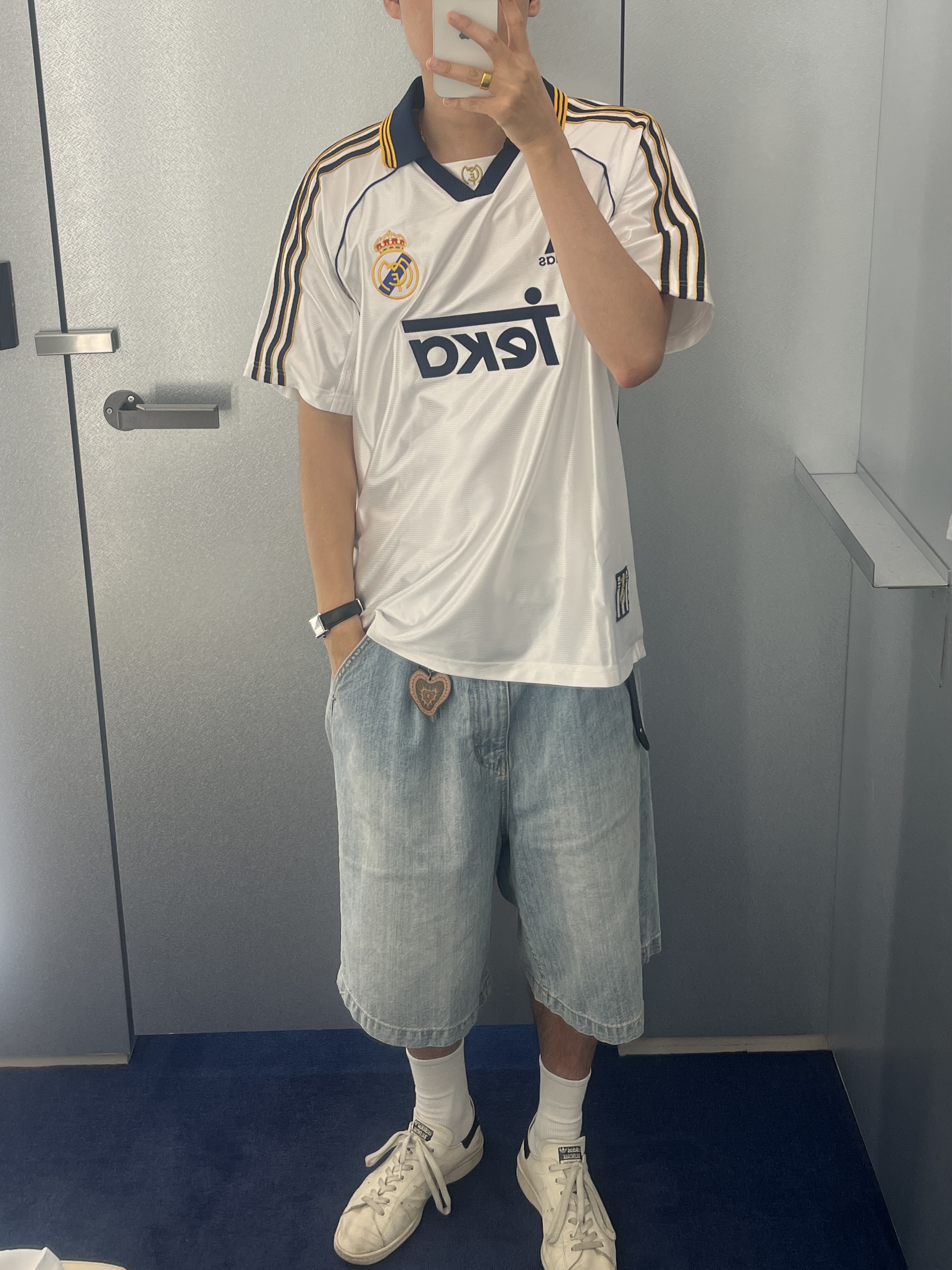 Moonstar Fine Vulcanized Gym Classic White, Jacquemus Le Bob Artichaut Bucket Hat Off White 착용 스타일 - 5