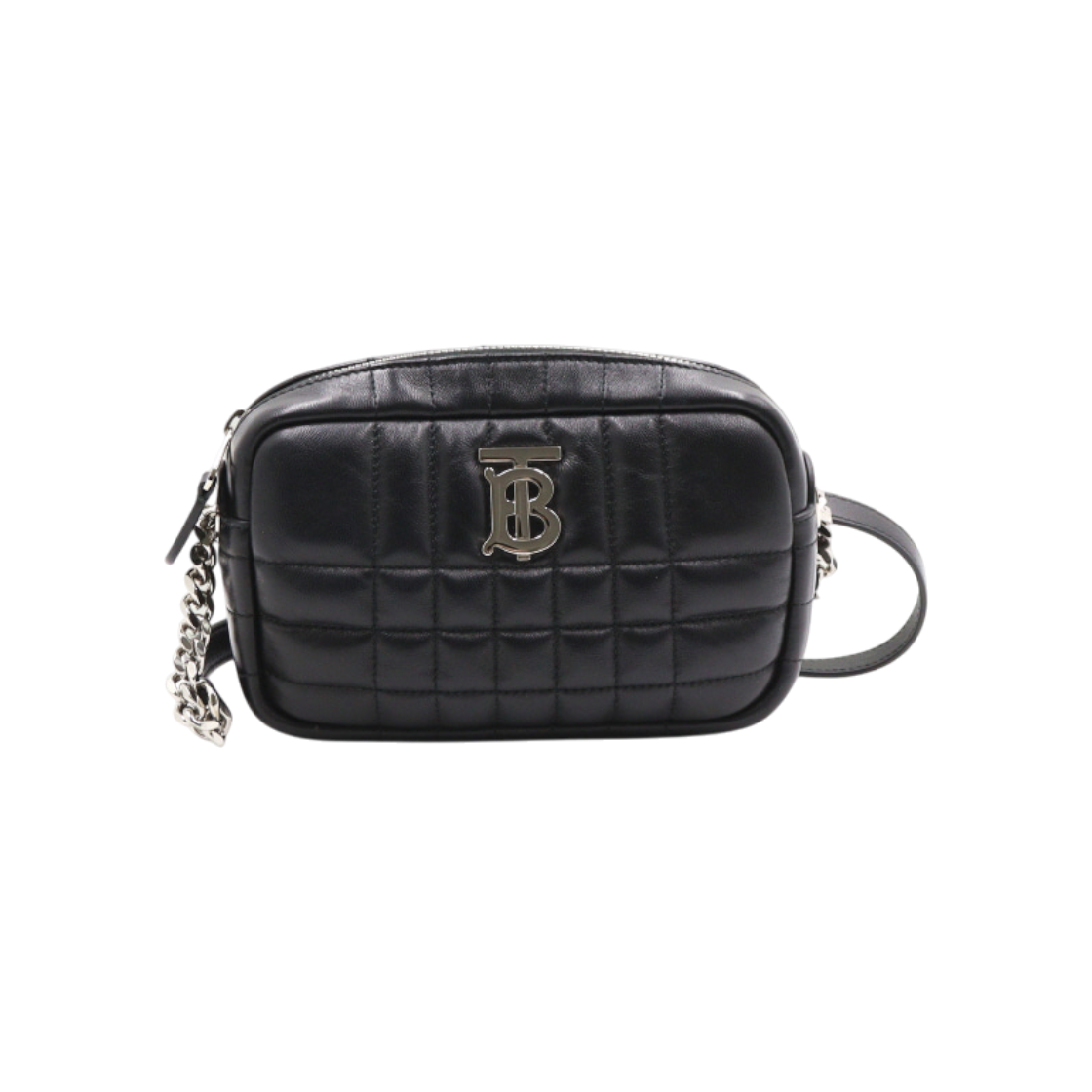 버버리 8064854 블랙 레더 TB 미니 롤라 카메라백 숄더백 겸 크로스백 aa30120(Burberry TB Mini Rola Camera Bag in Black Leather)