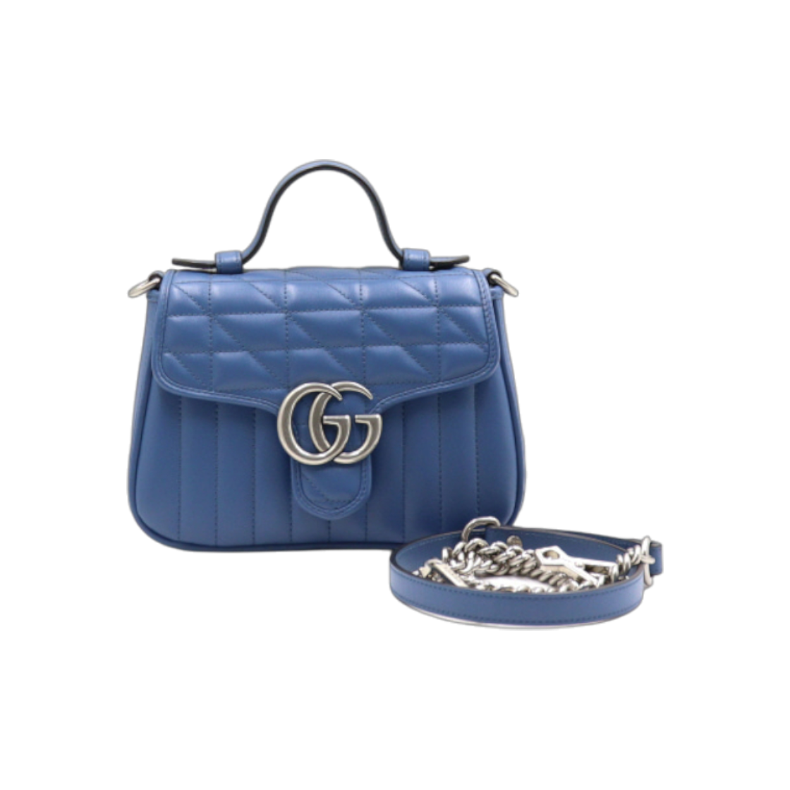 ITV2SAHJGQV7 Gucci GG Marmont Mini Top Handle Tote & Shoulder Bag