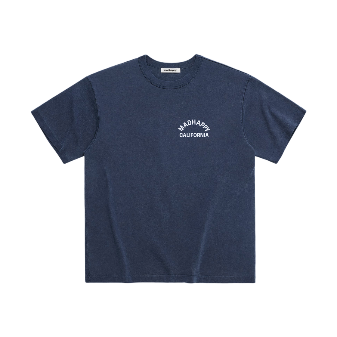 매드해피 캘리포니아 아치 헤비웨이트 티셔츠 네이비(Madhappy California Arch Heavyweight T-Shirt Navy)