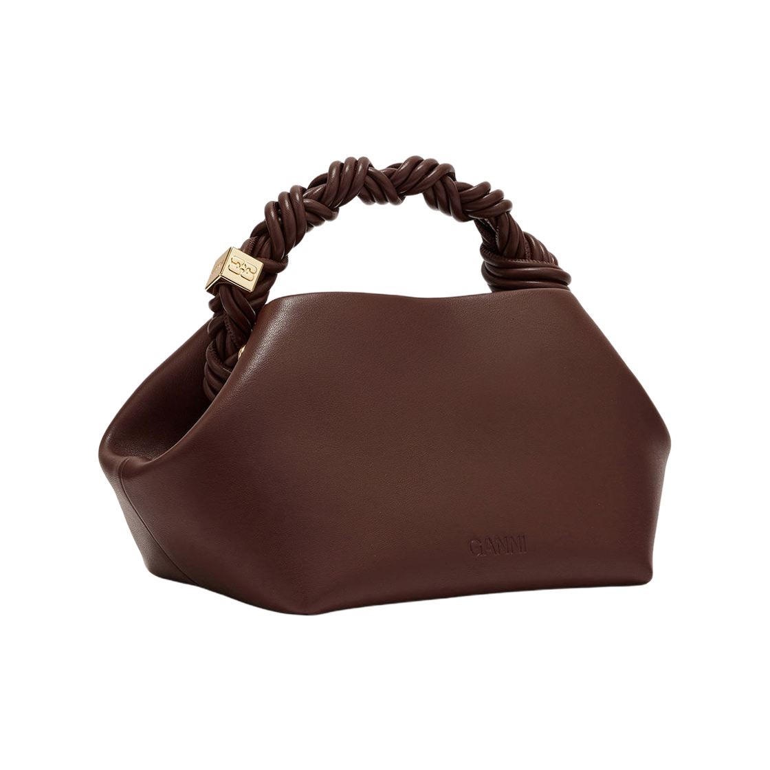 가니 스몰 보우백 초콜릿 폰단테(Ganni Small Bou Bag Chocolate Fondant) - 2