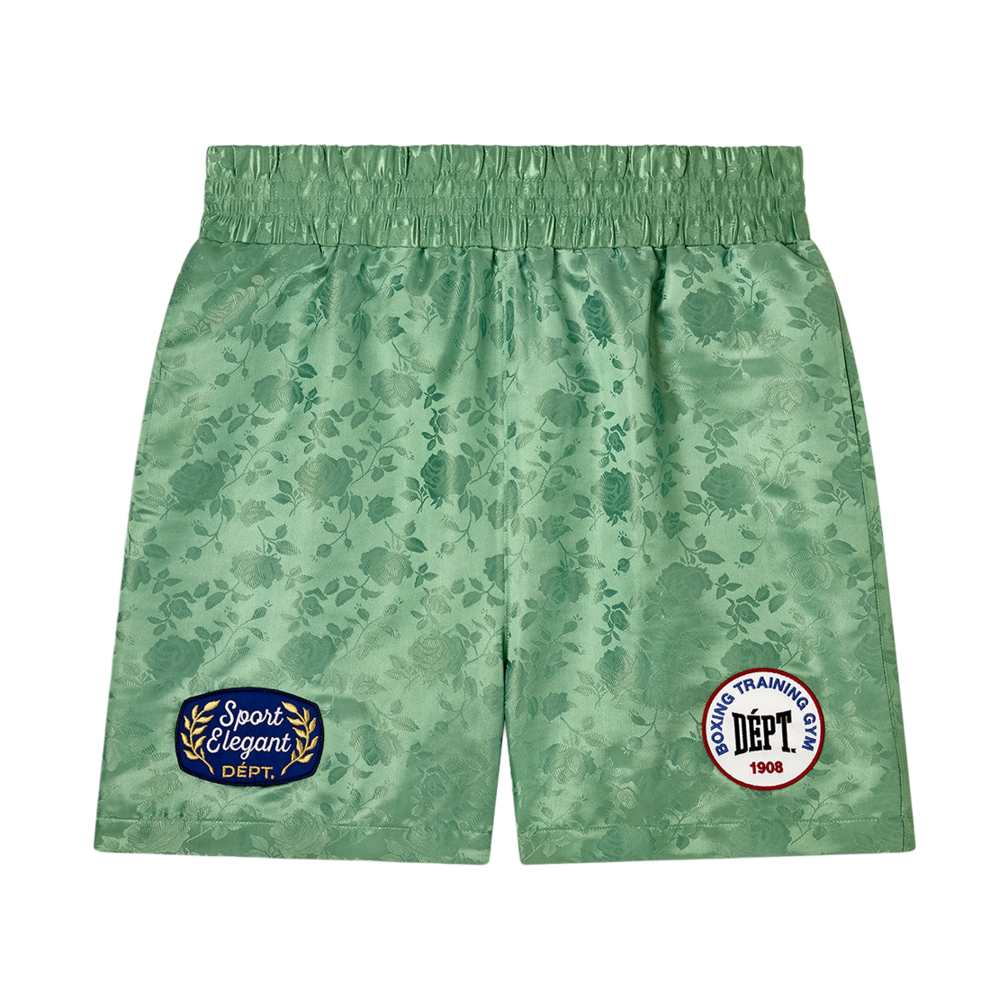 JBS-30040 Gallery Dept. Jacquard Boxing Shorts Green