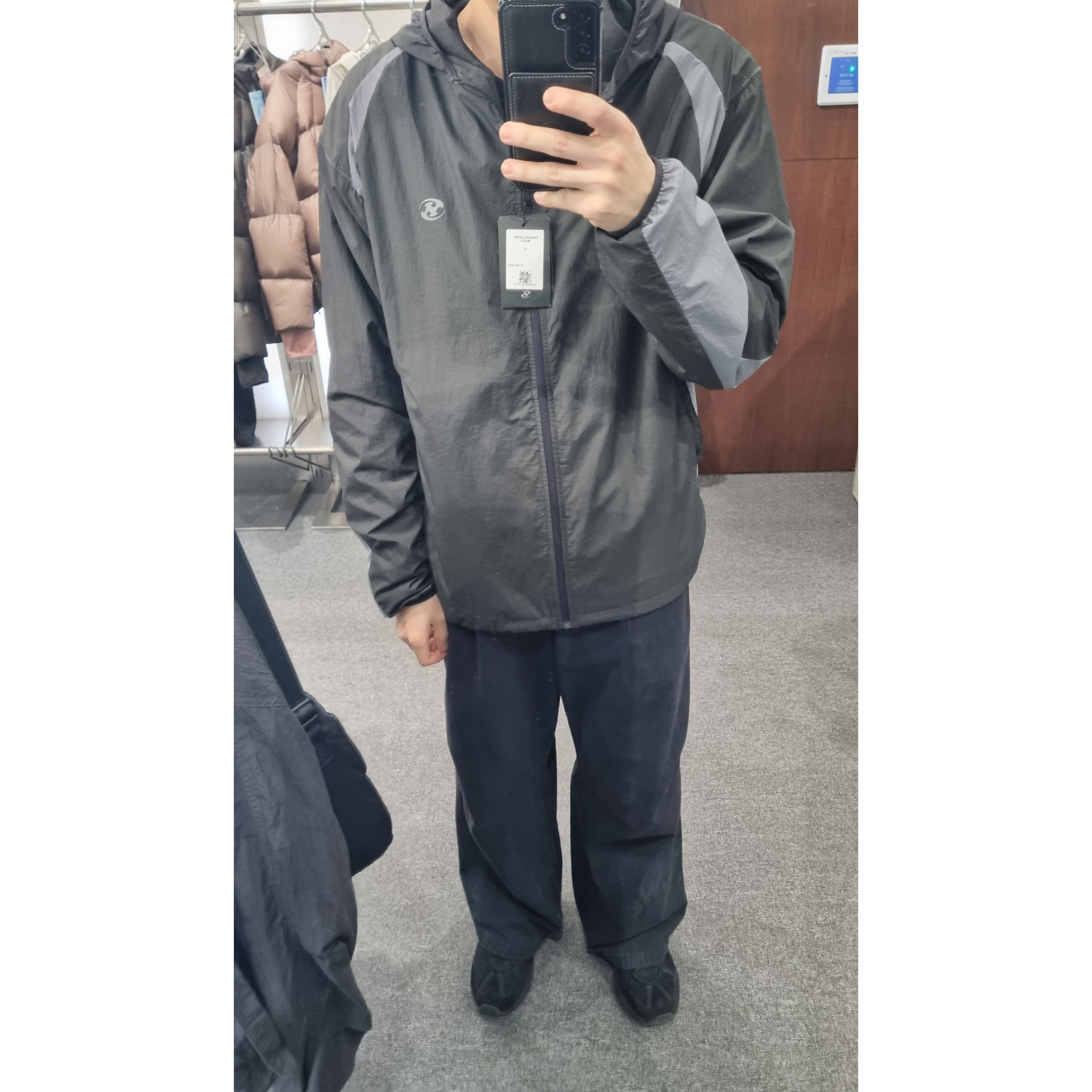 Asics Gel-Sonoma 15-50 Black 착용 스타일 - 1