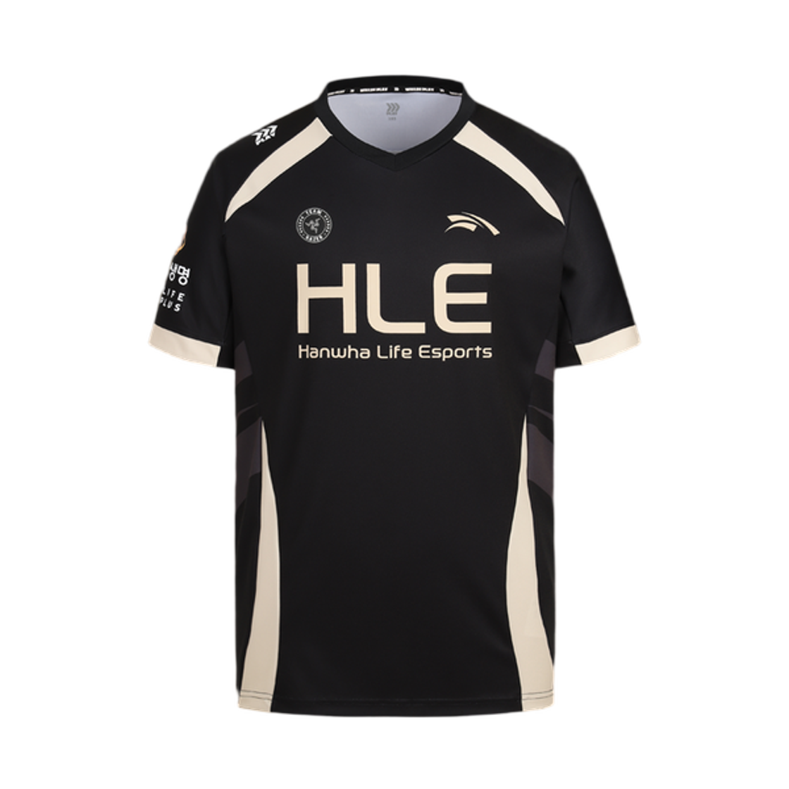 한화 생명 이스포츠 2025 월즈 어센틱 유니폼 블랙 (논 마킹 버전)(Hanwha Life Esports 2025 Worlds Authentic Uniform Black (Non Marking Ver.))