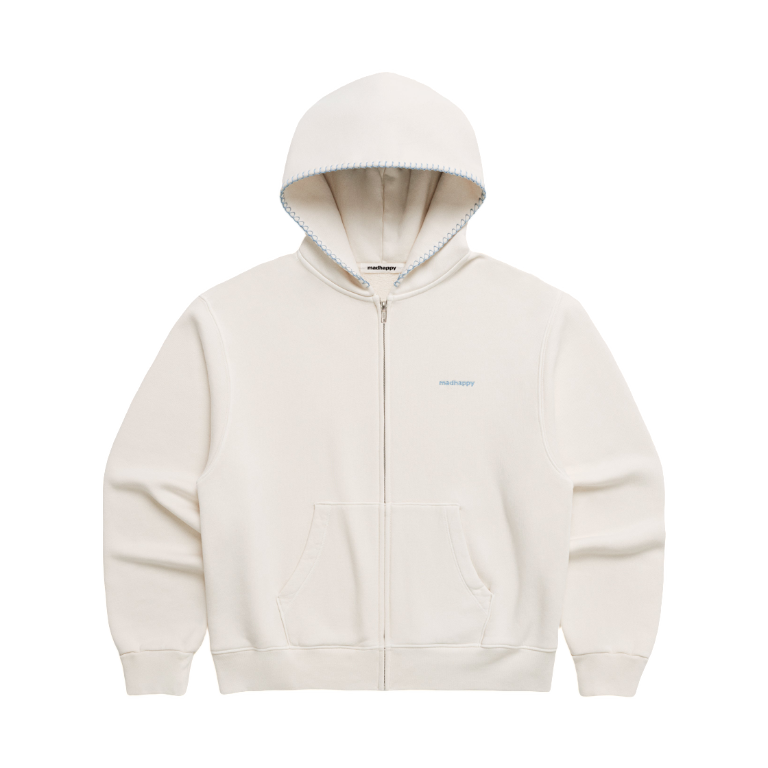 UK63000401 Madhappy Classics Midweight Zip Up Tofu