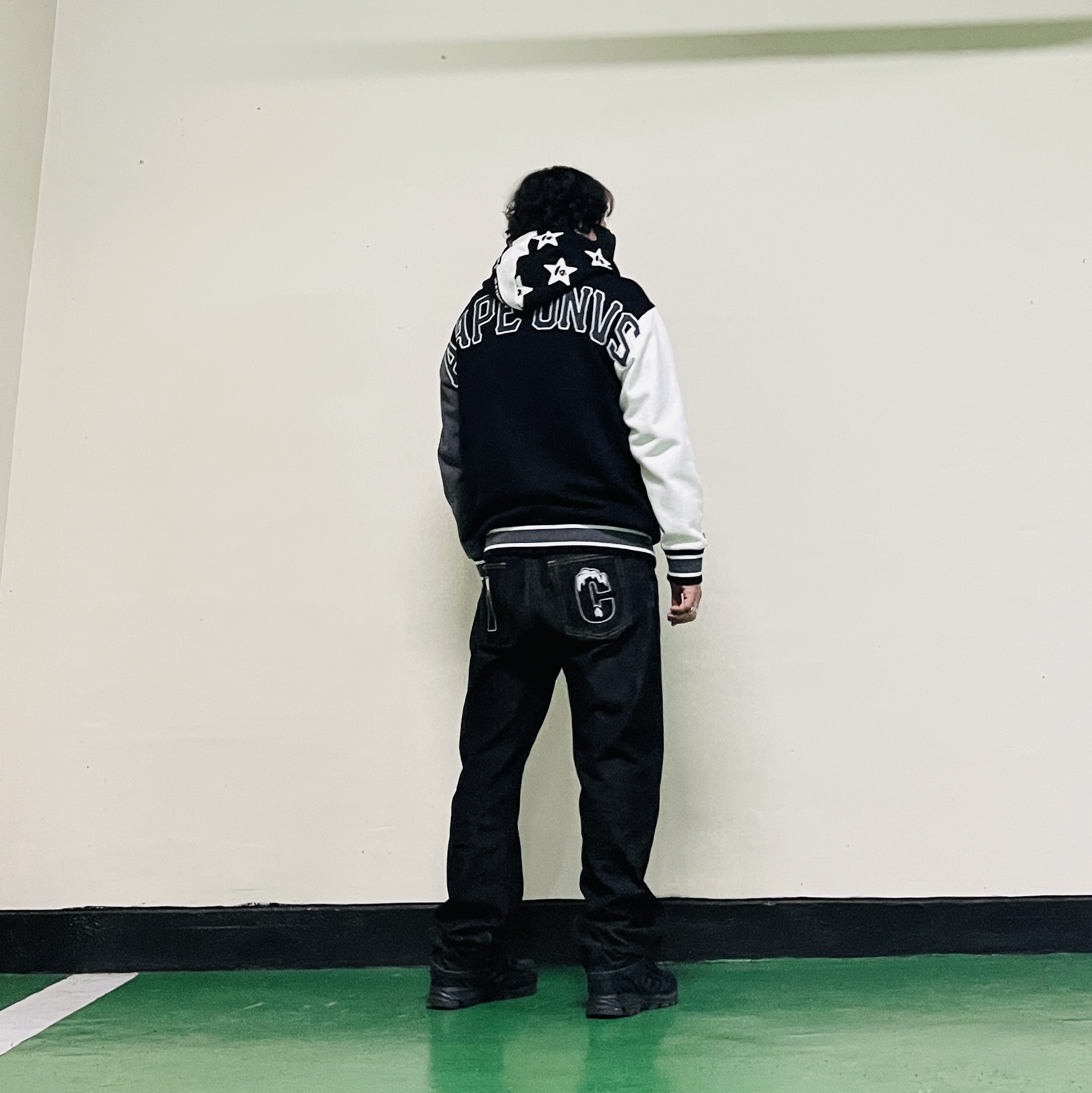 Adidas x Song for the Mute Shadowturf Core Black Night Grey 착용 스타일 - 1
