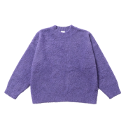 ACOC Brushed Blend Pullover Deep Purple