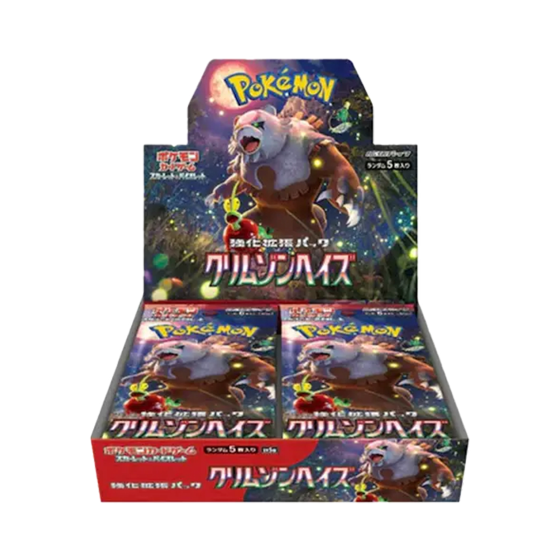 포켓몬 TCG 스칼렛 & 바이올렛 강화 확장팩 크림슨헤이즈 박스 (일어판)(Pokemon TCG Scarlet & Violet Enhanced Expansion Pack Crimson Haze Box (Japanese Ver.)) - 1