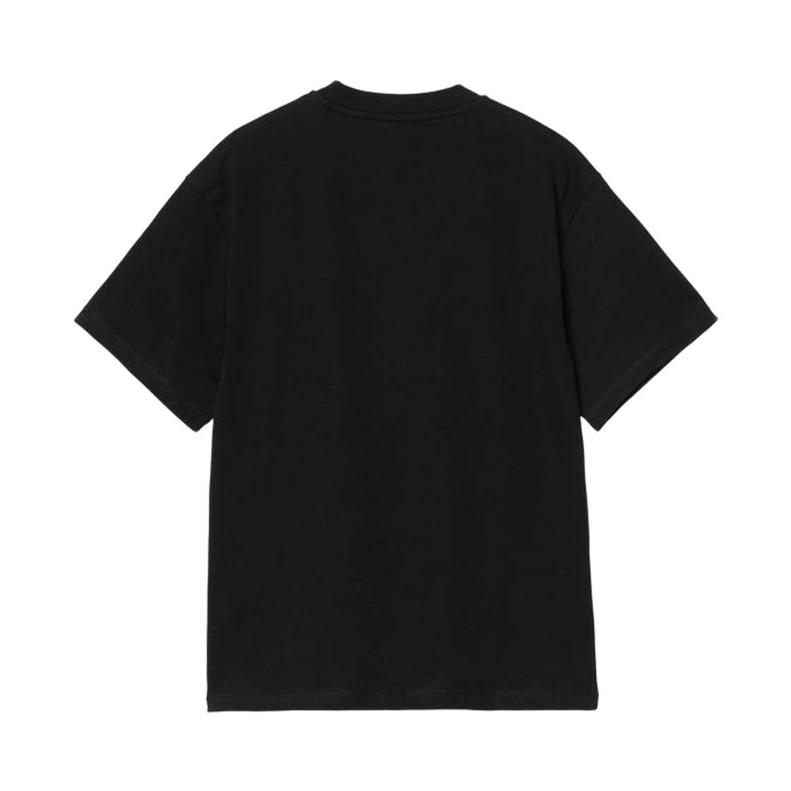 (W) 칼하트 WIP 하트 패치 티셔츠 블랙 레드((W) Carhartt WIP Heart Patch T-Shirt Black Red) - 2