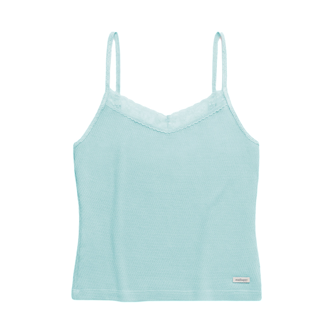 WK73021502 (W) Madhappy Thermal & Lace Tank Top Skyfall