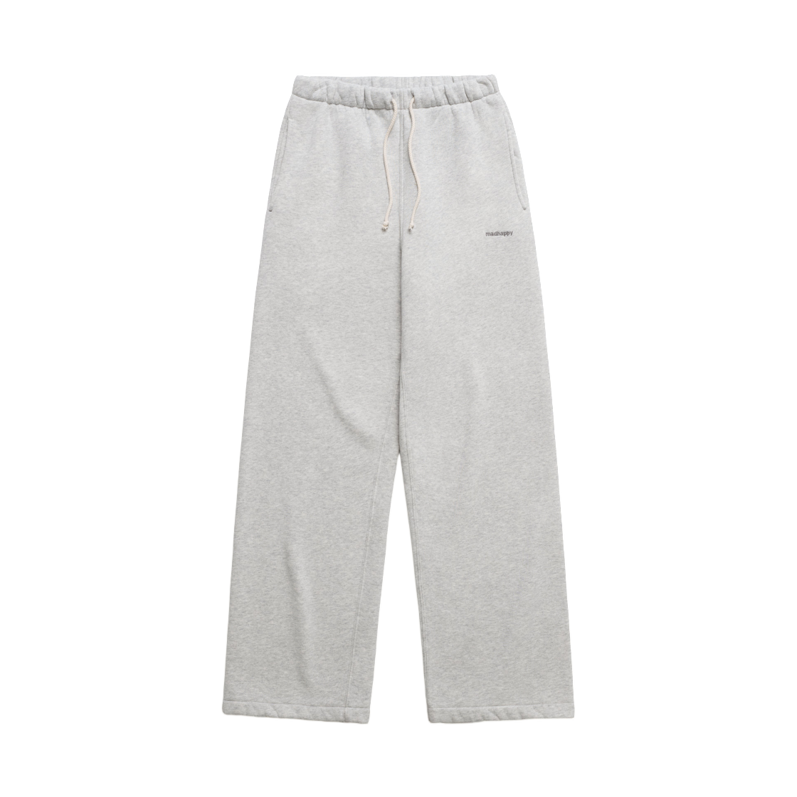 UK01000501 Madhappy Classics Midweight Straight Sweatpant Light Grey Heather