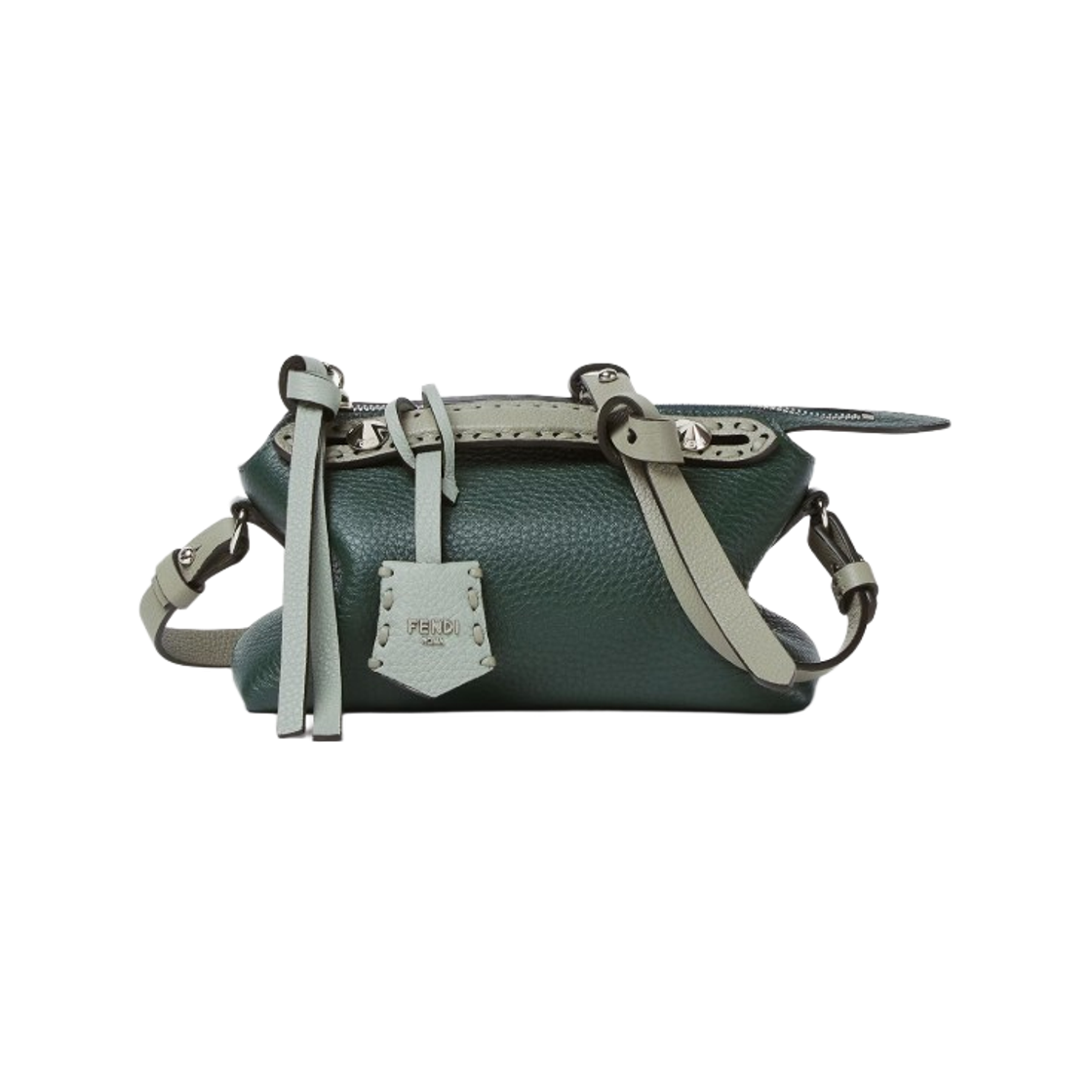 8BS098AV1JF1TDY Fendi By The Way Selleria Mini Bag Green