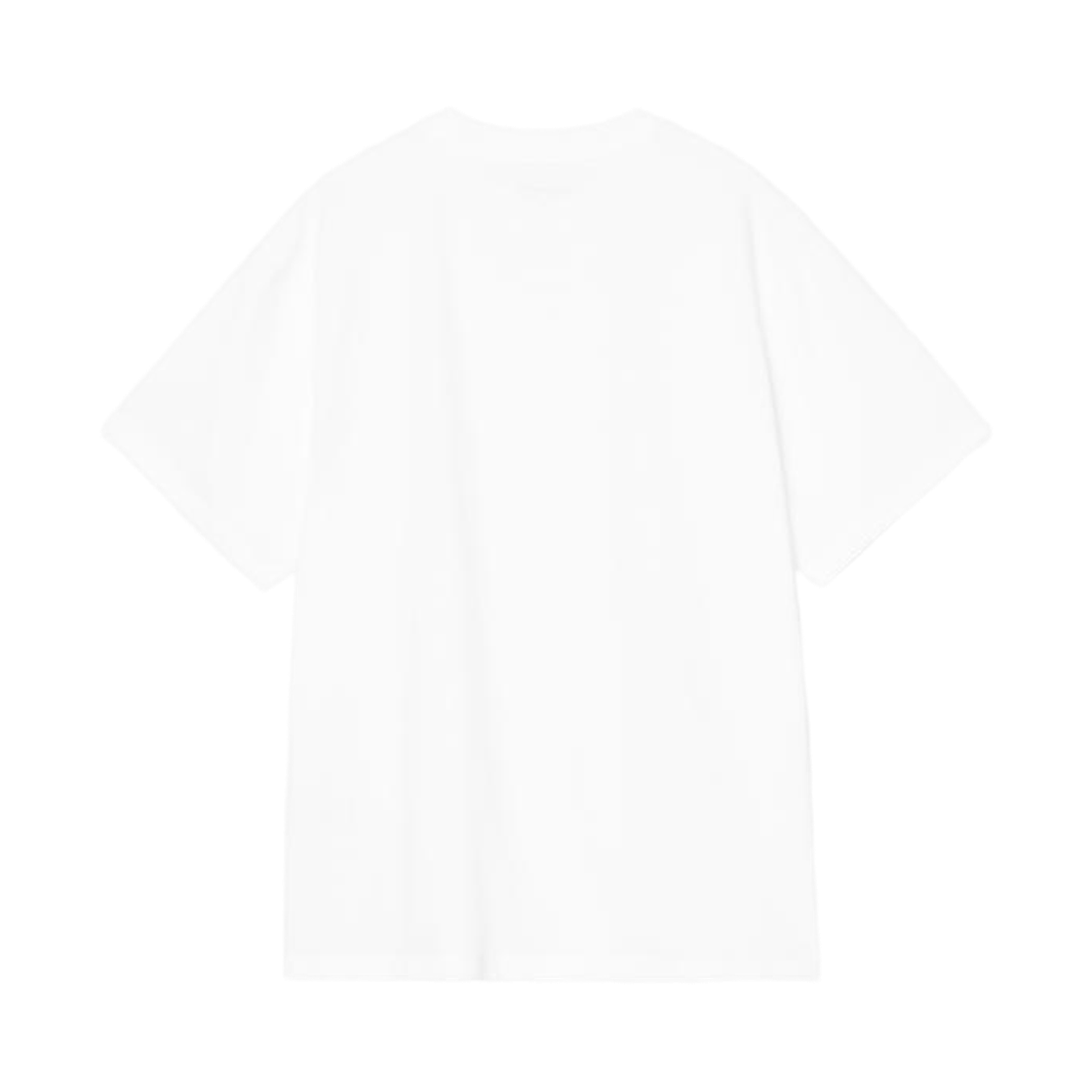 (W) 칼하트 WIP 하트 패치 티셔츠 화이트 블랙((W) Carhartt WIP Heart Patch T-Shirt White Black) - 2