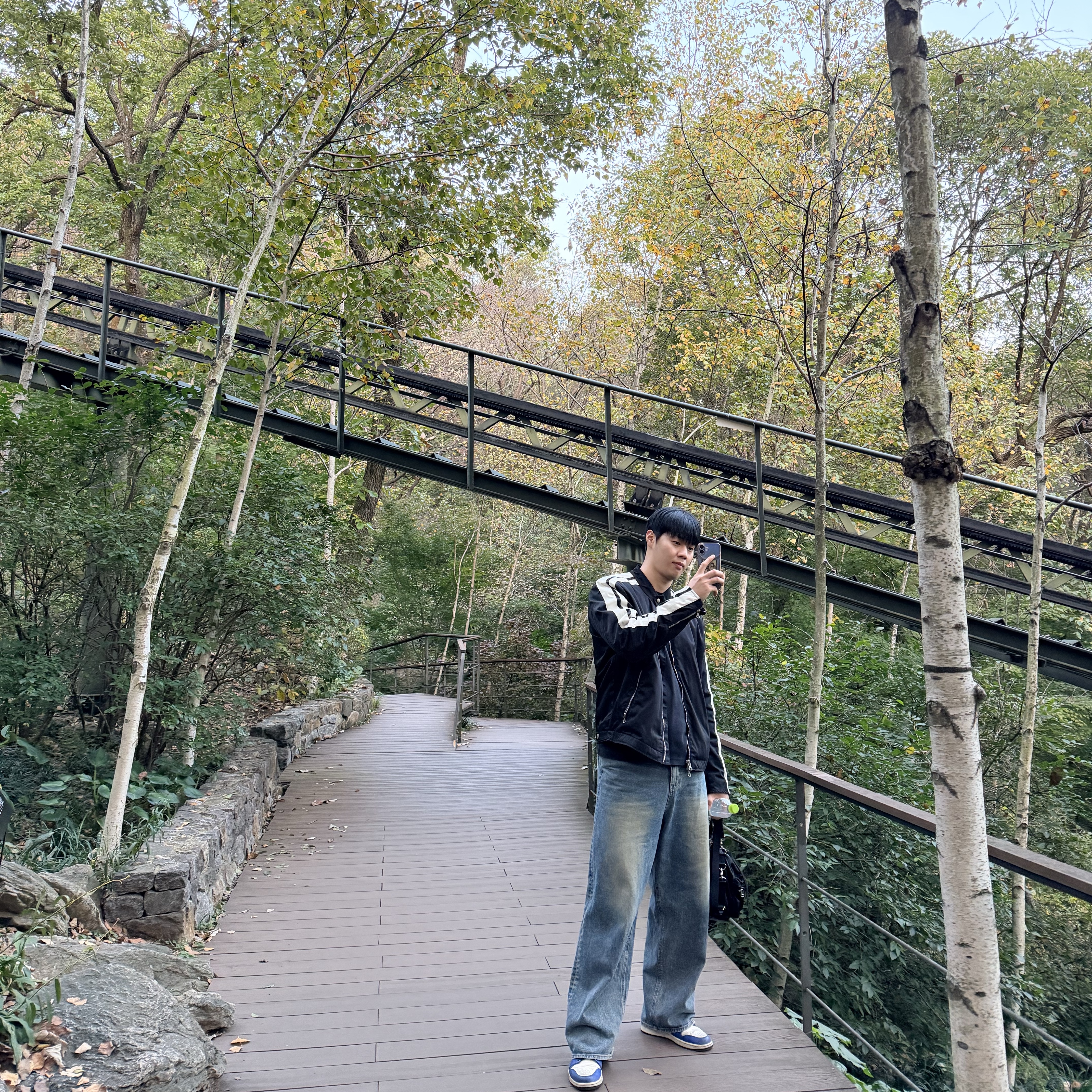 Diesel J-Beck Biker Jacket Black 착용 스타일 - 1