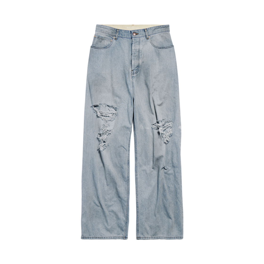 849951TTWA34200 (W) Balenciaga Baggy Pants Light Blue