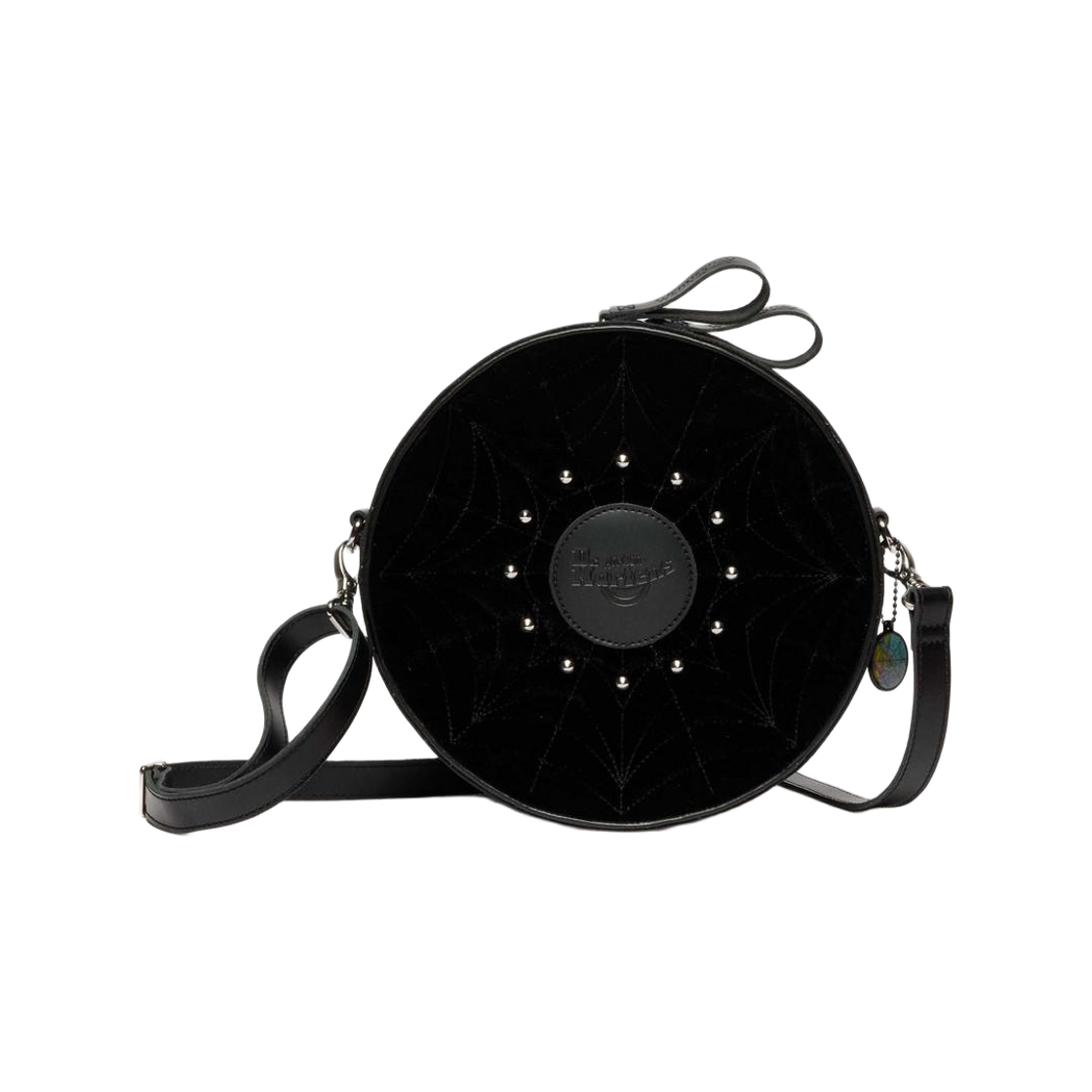 닥터마틴 x 웬즈데이 라운드 백팩 블랙(Dr. Martens x Wednesday Round Backpack Black)