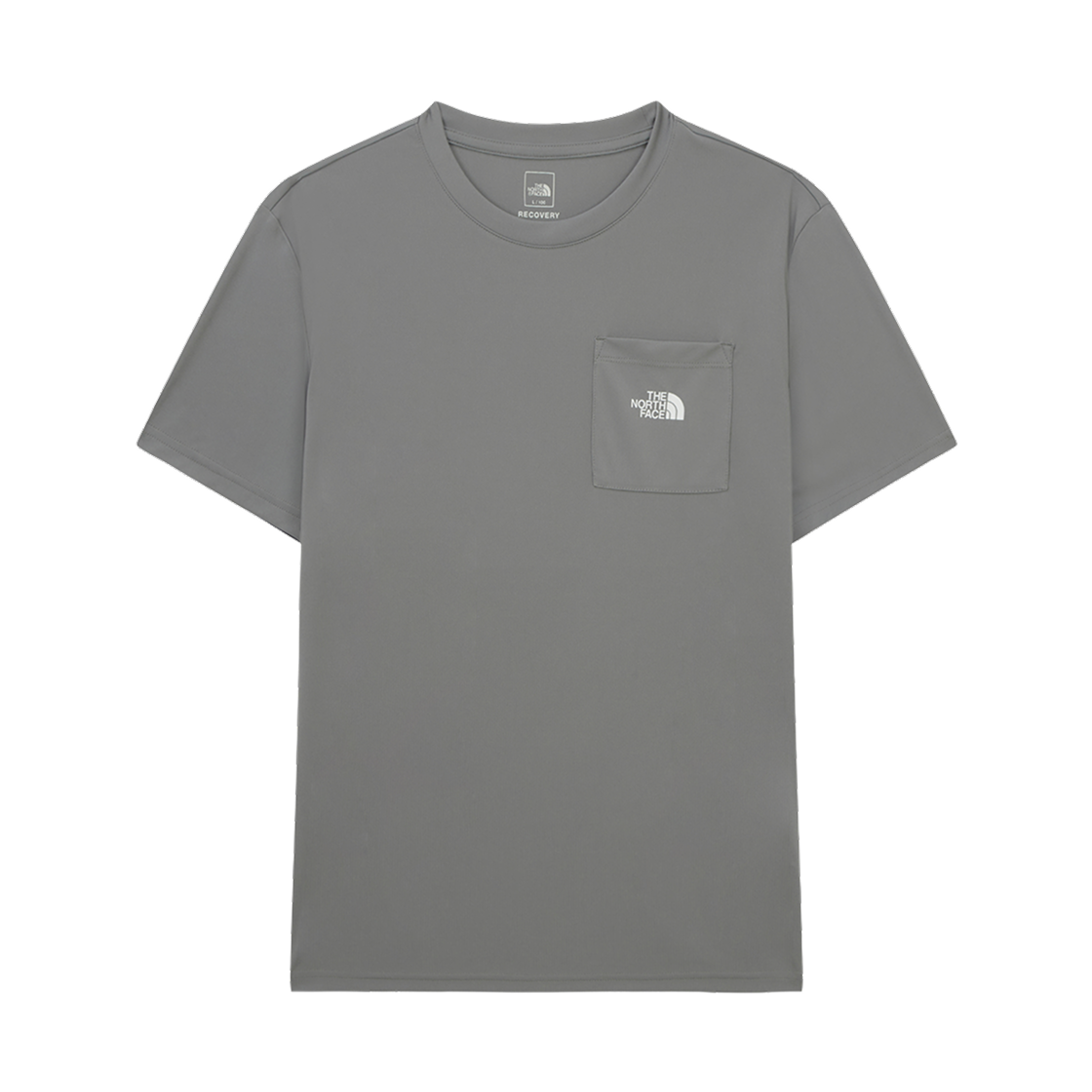 NT7US10B The North Face Recovery Pocket T-Shirt Gray - 25FW