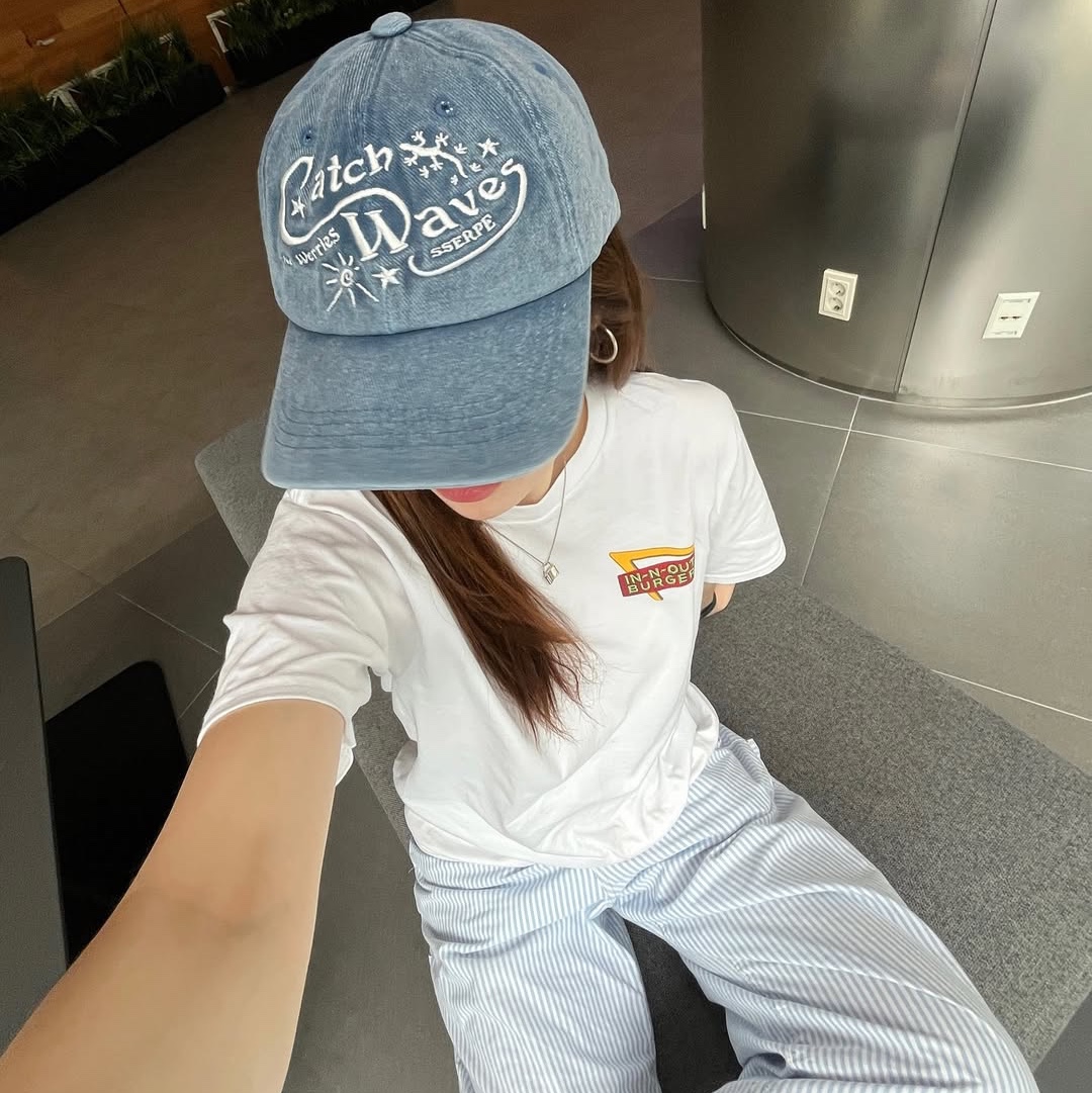 SSERPE Fisherman Cap Washed Blue, SSERPE Fisherman Cap Washed Beige 착용 스타일