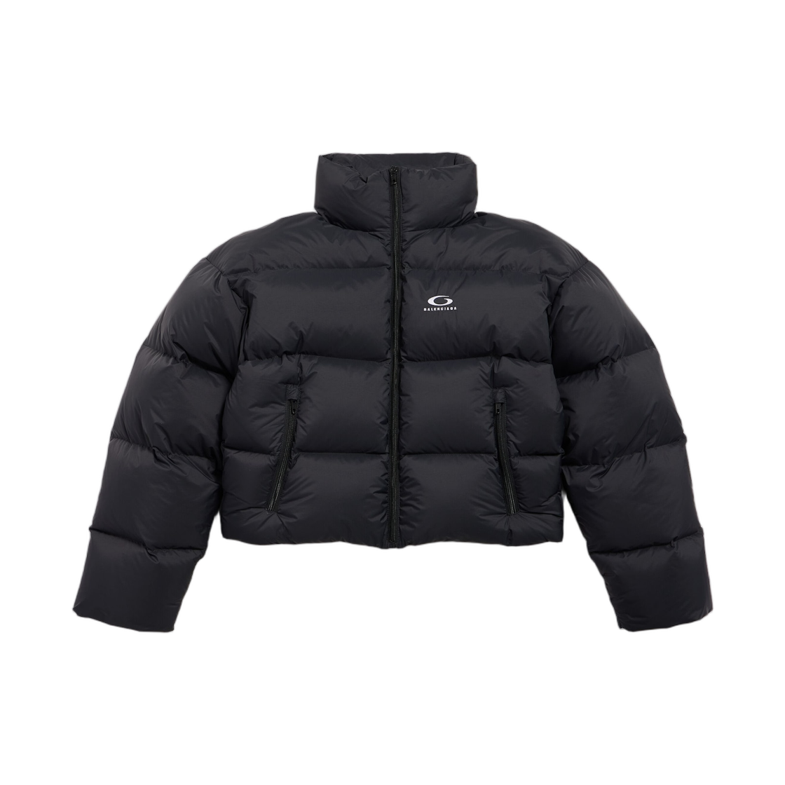 (W) 발렌시아가 크롭 퍼퍼 블랙((W) Balenciaga Cropped Puffer Black) - 1