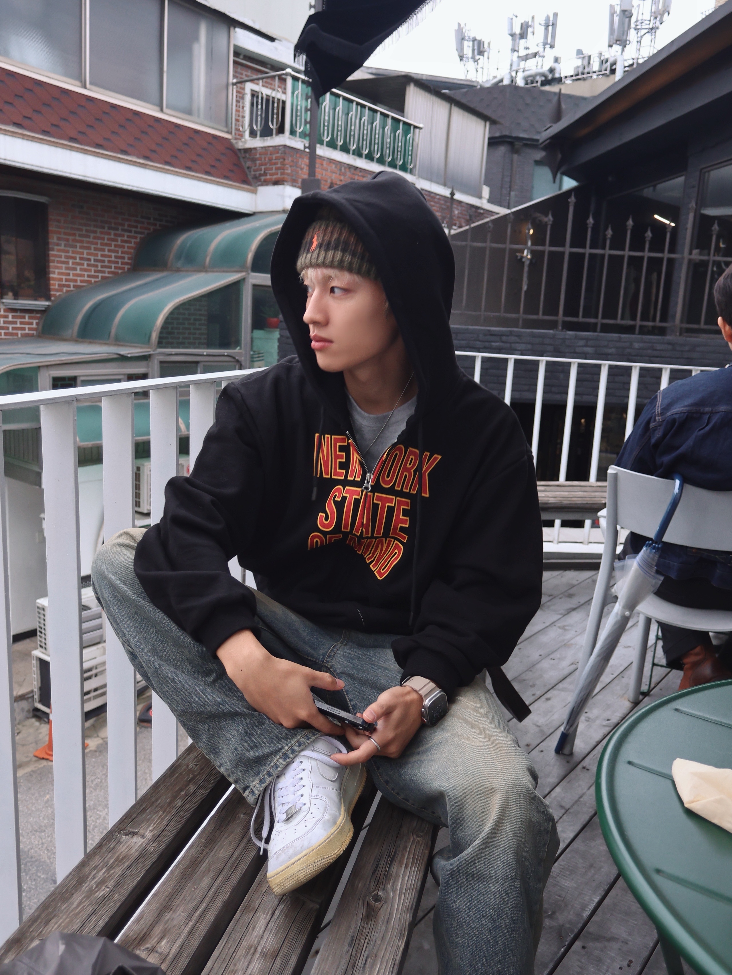 [20% 적립] Polo Ralph Lauren Signature Pony Wool Blend Beanie Black - 24FW, Nike Air Force 1 '07 Low White 착용 스타일
