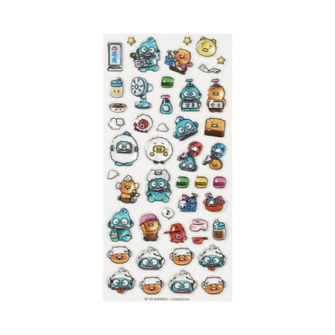 한교동 x 카카오프렌즈 물방울 드롭스티커 춘식이(Hangyodong x Kakao Friends Water Drop Sticker Chunsik) - 1