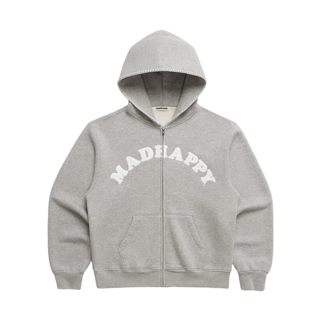 매드해피 아일렛 쿠퍼 플리스 집업 캠퍼스(Madhappy Eyelet Cooper Fleece Zip Up Campus)