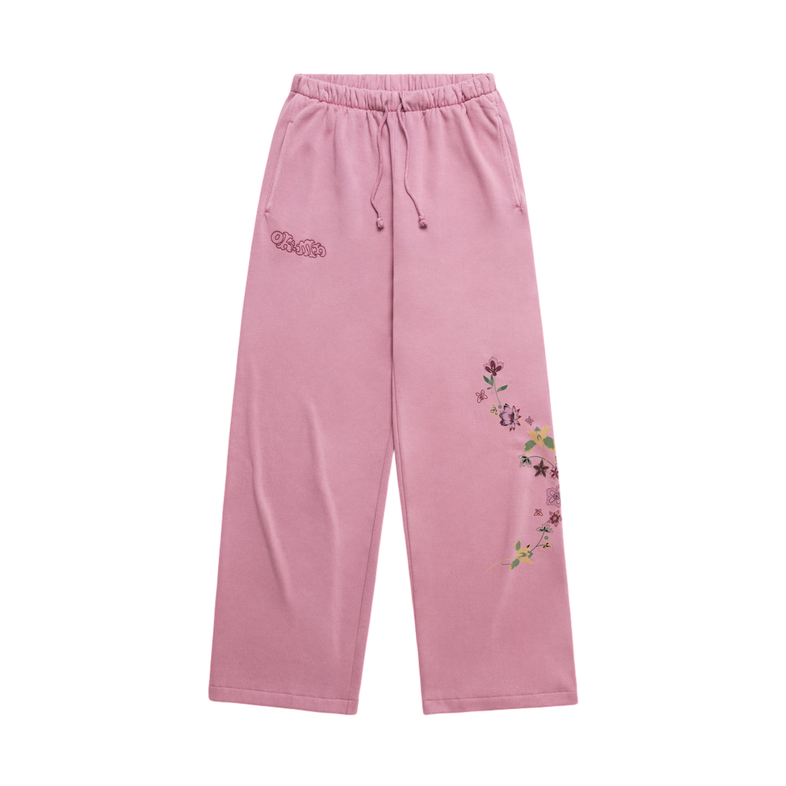 WK782522084 (W) Madhappy x Office Kiko Floral Straight Leg Lilas