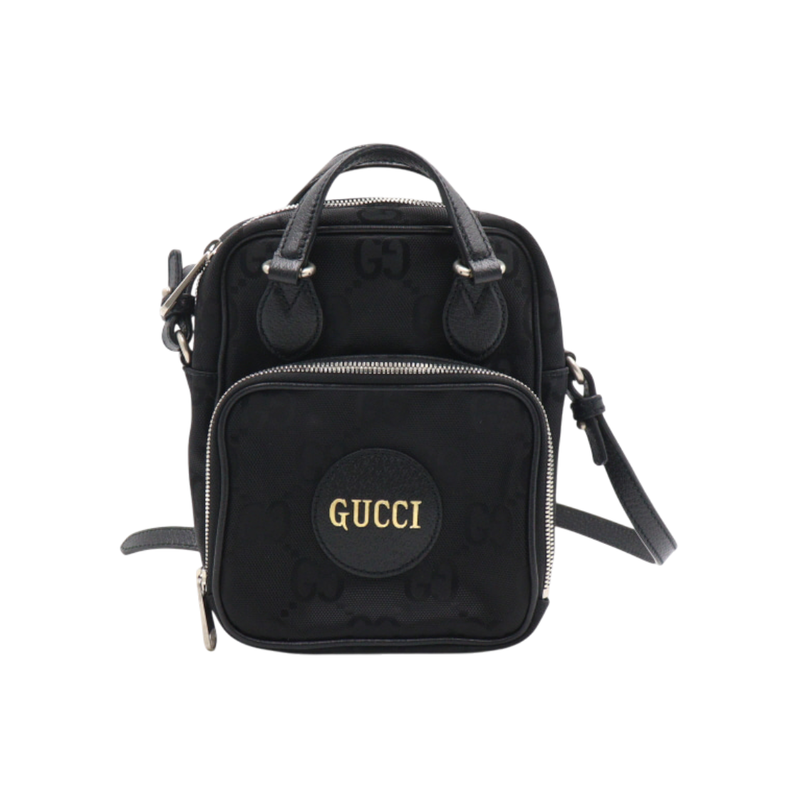 IT8DRAKBM2LV Gucci Black GG Off The Grid Unisex Tote and Shoulder Bag