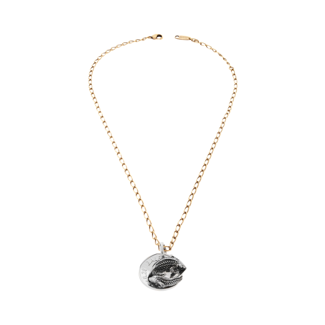 발렌시아가 호로스코프 파이시즈 네클리스 골드 실버(Balenciaga Horoscope Pisces Necklace Gold Silver) - 2