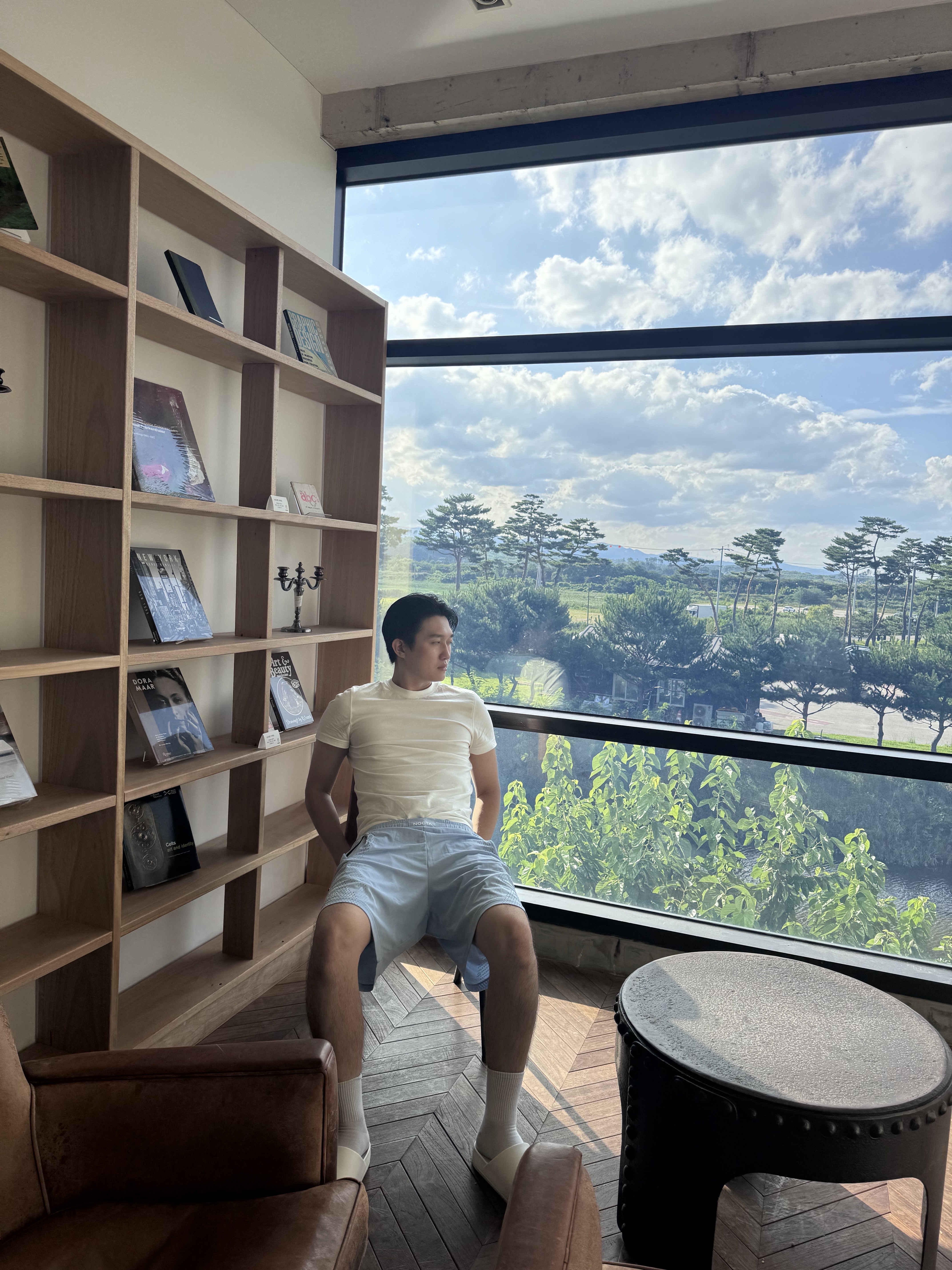 Nike x Drake Nocta Basketball Lightweight Shorts Cobalt Bliss (DV3651-479), Nike Calm Slide Sail 착용 스타일 - 4