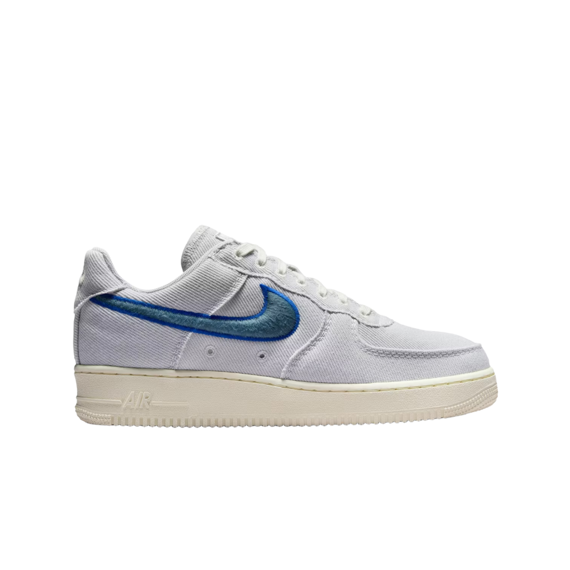 HV1204-001 Nike Air Force 1 Low Canvas Photon Dust Game Royal