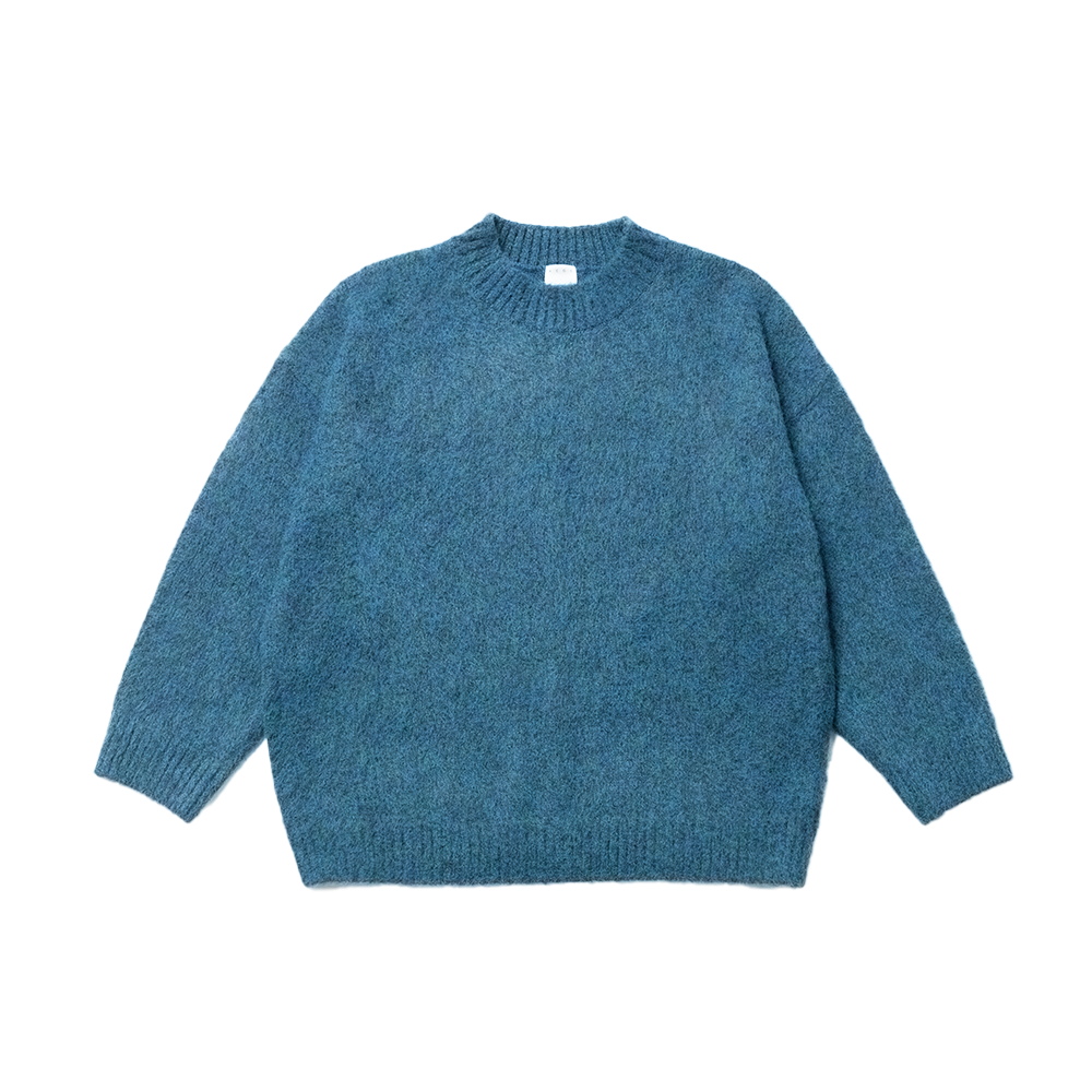 425682STGN ACOC Brushed Blend Pullover Teal Green