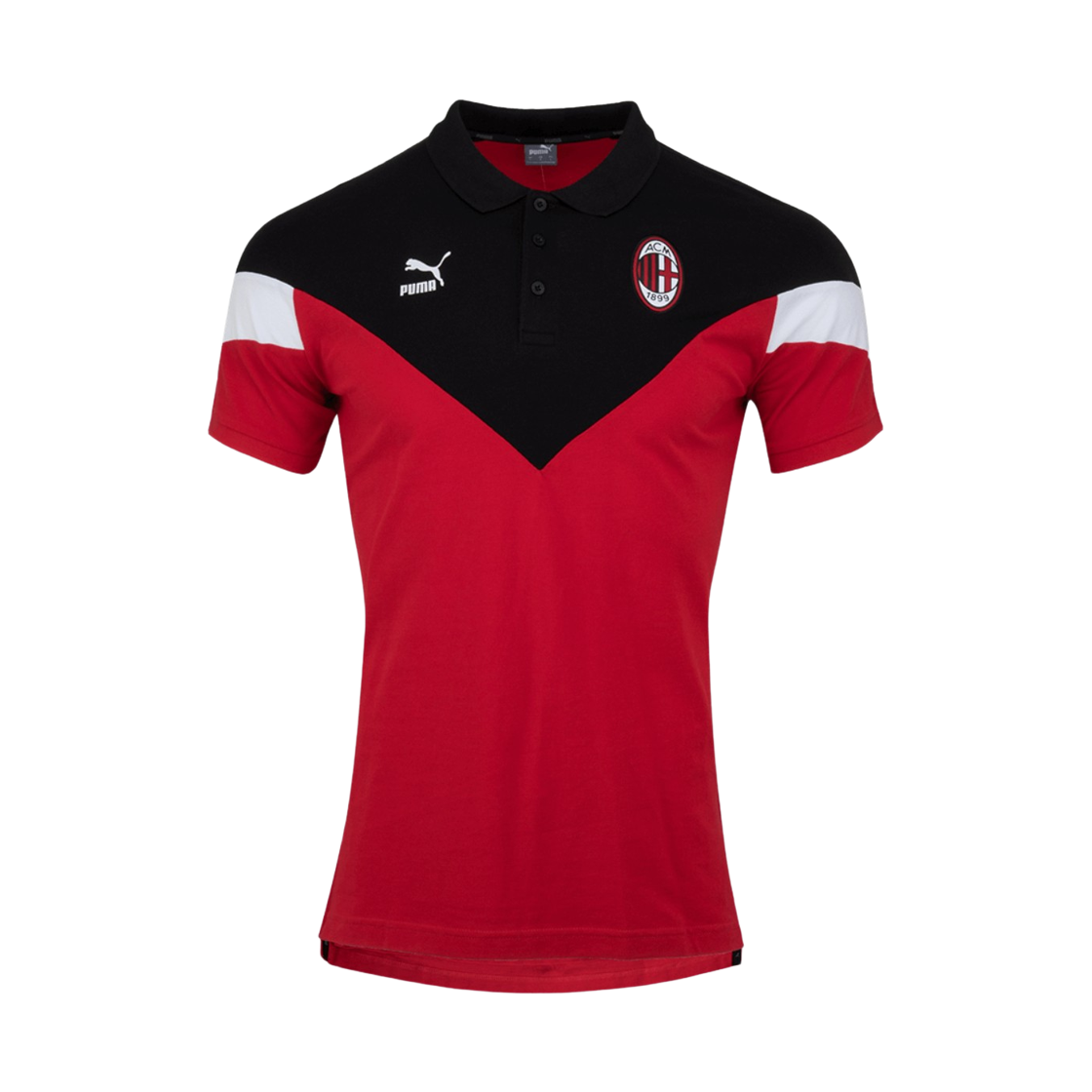 푸마 AC 밀란 아이코닉 폴로 레드 (논 마킹 버전)