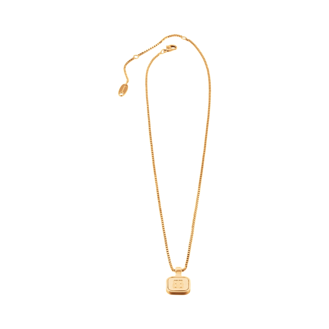 발렌시아가 나노 스퀘어 롱 네클리스 골드(Balenciaga Nano Square Long Necklace Gold) - 2