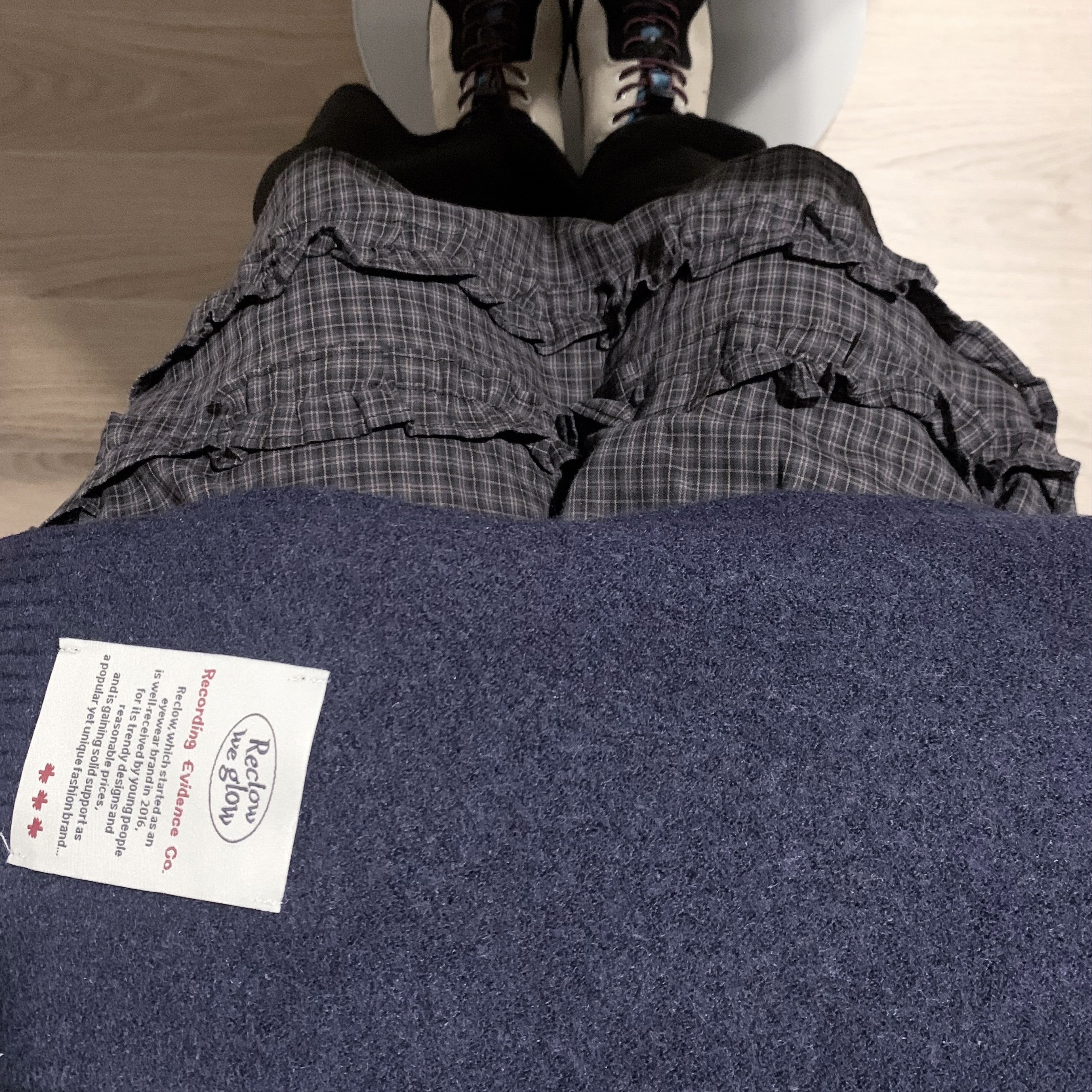 Adidas x Oasis Tour Firebird Track Top Night Indigo - KR Sizing 착용 스타일 - 4